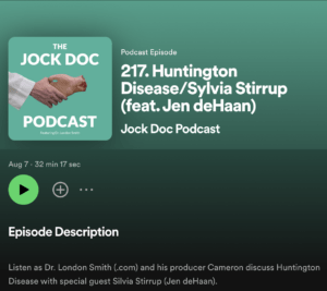 Jock doc podcast ft jen dehaan